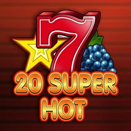 20 Super Hot online game logo by Amusnet Interactive on vipluckcasinoo.ca