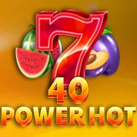 40 Power Hot online game logo by Amusnet Interactive on vipluckcasinoo.ca