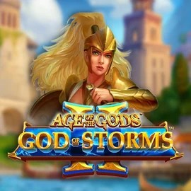 Age Of The Gods: God Of Storms 2 casino game by Playtech – featured logo at VipLuck Casino