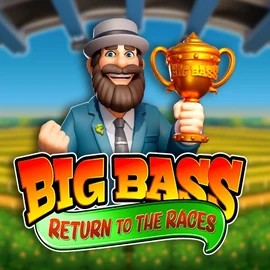 Big Bass Return to the Races casino game by Pragmatic Play – featured logo at VipLuck Casino