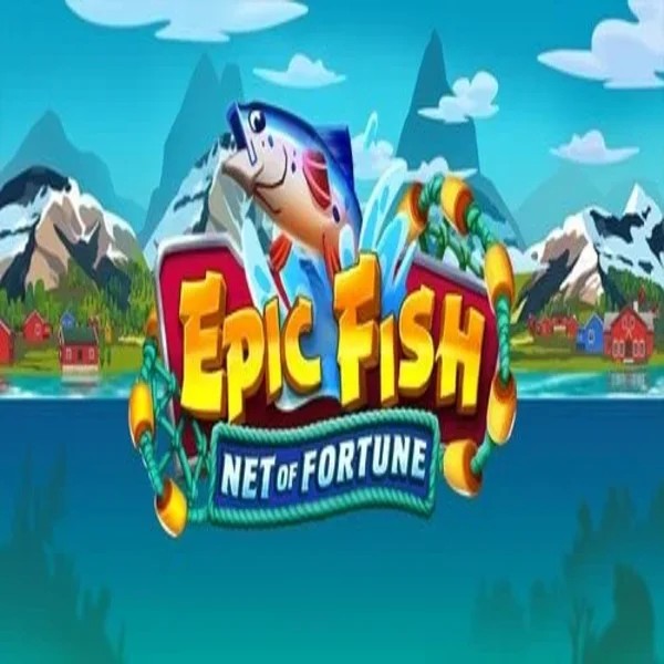 Epic Fish Net of Fortune by Quickspin, showcased at vipluckcasinoo.ca – game logo