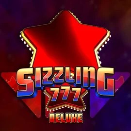Sizzling 777 Deluxe slot logo by Wazdan at VipLuck Casino