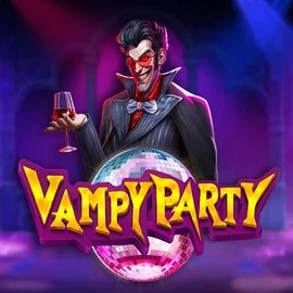 Vampy Party slot logo by Pragmatic Play at VipLuck Casino